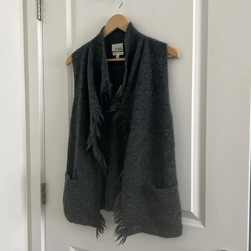 NWT Wilfred Free Fei Fei Sweater - Heather Charcoal / Gray (XXS)